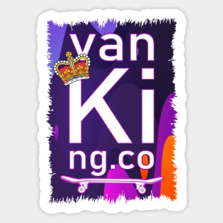 van King - The streets are my Kingdom Sticker